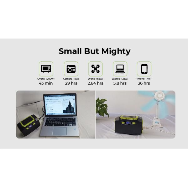 Energía eléctrica inteligente Estación de energía solar portátil 200W para el hogar / exterior