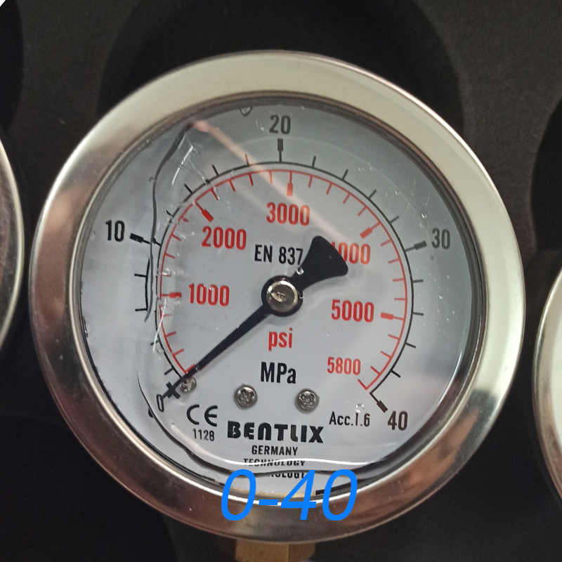 Universal Digital Hydraulic Pressure Gauges Excavator Hydraulic Pressure Test Kit 0-60Mpa Pressure Gauge