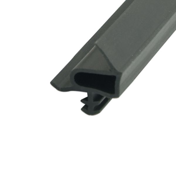 Flexible Wooden Door Weather Stripping Thermoplastic Elastomer Seals Double Fin