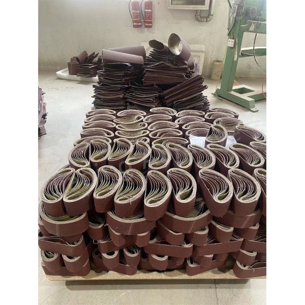80 grit 4x36 Inch Aluminum Oxide Sanding Belts for Sander Customization Package Blue