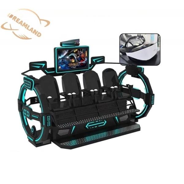 Le parc de réalité virtuelle Dreamland VR 4 joueurs VR montagnes russes 9D VR fauteuil cinéma à vendre