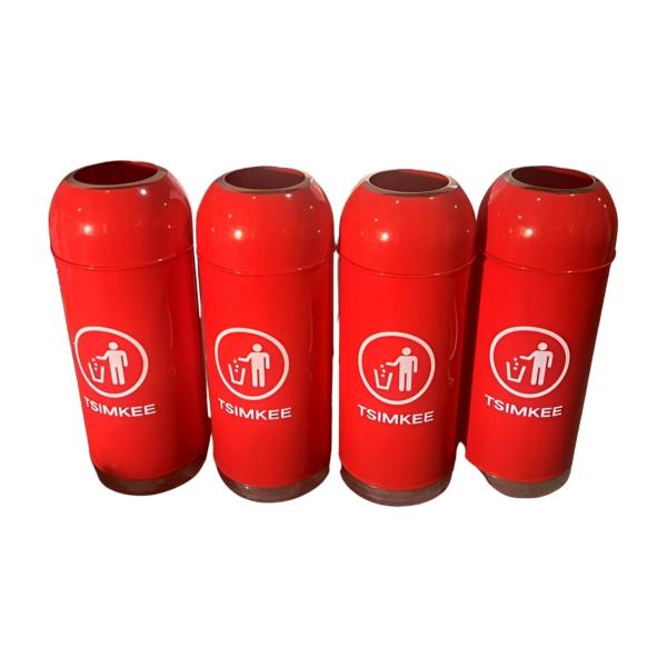 Hot Sale Wholesale Competitive Price Round High-Capacity Trash Bin Top Open Bullet Trash Can