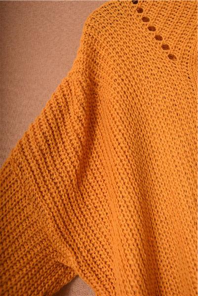 Woman'S Sweaters Autumn And Winter Fashion Bandage Wide Sleeves Multicolor