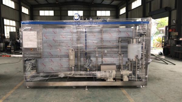 Full Automatic Uht Milk Sterilizer SUS304 Material PLC Control