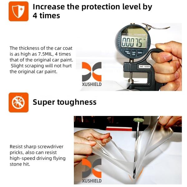 XUSHIELD TPH PPF Self-Repair Car Paint Protective Film 1.52x15m