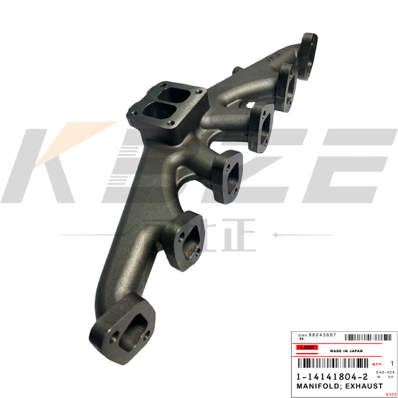 ISUZU 6BD1 6BG1 ENGINE 1-14141804-2 MANIFOLD;EXHAUST FOR HITACHI EX200 EX225 ZX200