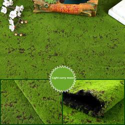 Simulation Moss Flocked Turf Plant Wall Greenery Artificial Decoration Fake Moss