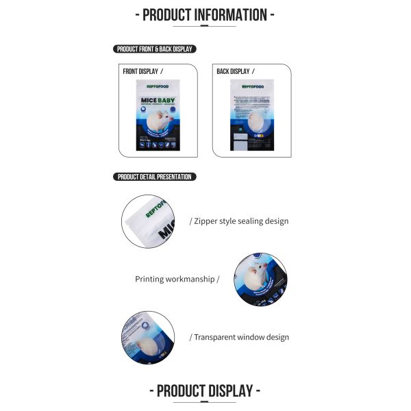 Специализированный 5kg 10kg 15kg Стоять корм для домашних животных мешок пластиковая кормовая упаковка для домашнего скота с молниеносной решеткой