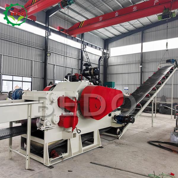 8500kg Diesel Powered Wood Tree Chipping Machine Customizable Color for Professional Use