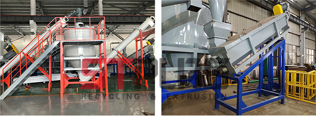 Танк стирки хлопьев пластмассы завода по переработке вторичного сырья бутылок любимца КЭ с материалом СУС304