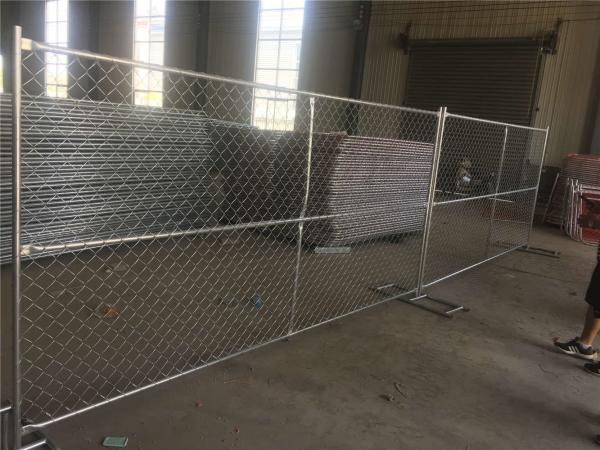 chain link temporary construction fence panels 6FT X 10F Mesh 2 3/8  x 2 3/8 ( 60mm x 60mm ) x 12 gauge wire