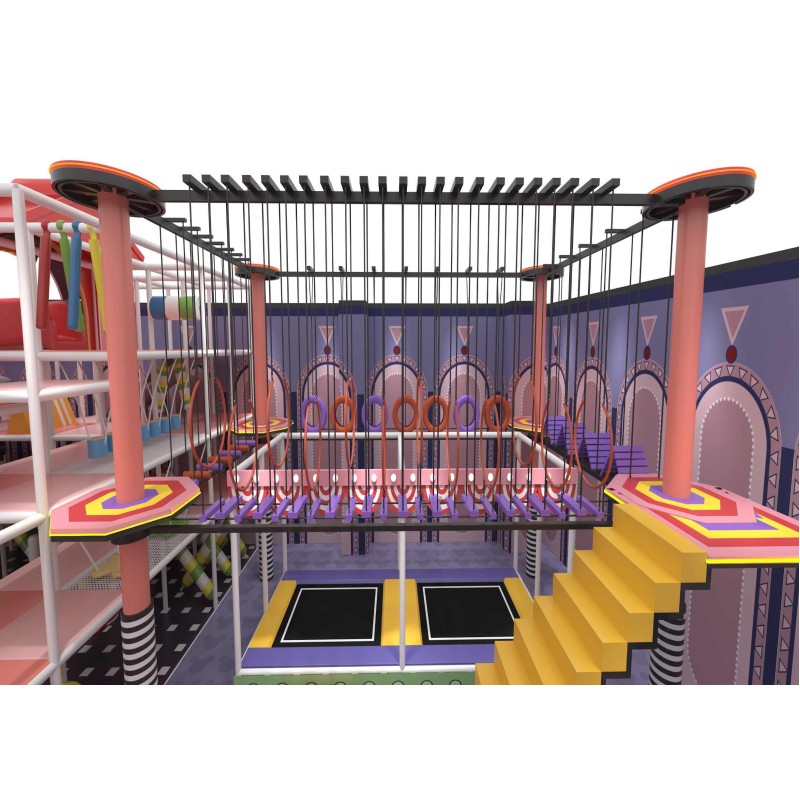 Home Villa Macaron Luxury Private Indoor Playground Soft Play System