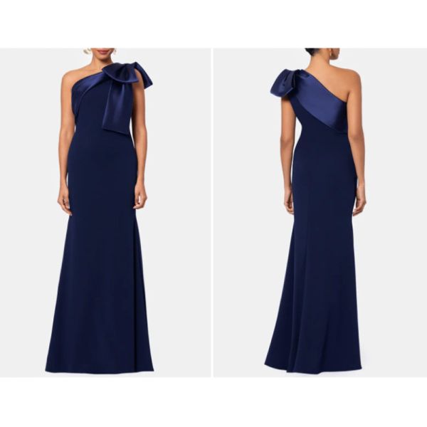 Sexy One-Shoulder Red Long Evening Dress Mermaid Gown Sleeveless Custom-made Size Manufacturer