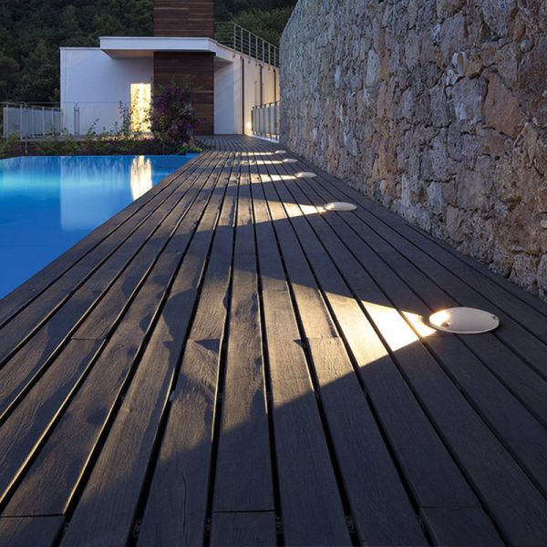 3W IP67 Low Voltage Outdoor Led Deck Lighting Aluminum Lamp Body SUS 304