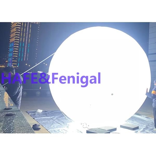 Воздушный шар луны внутреннего выставочного зала раздувной освещает театр СИД вися 600W 160cm