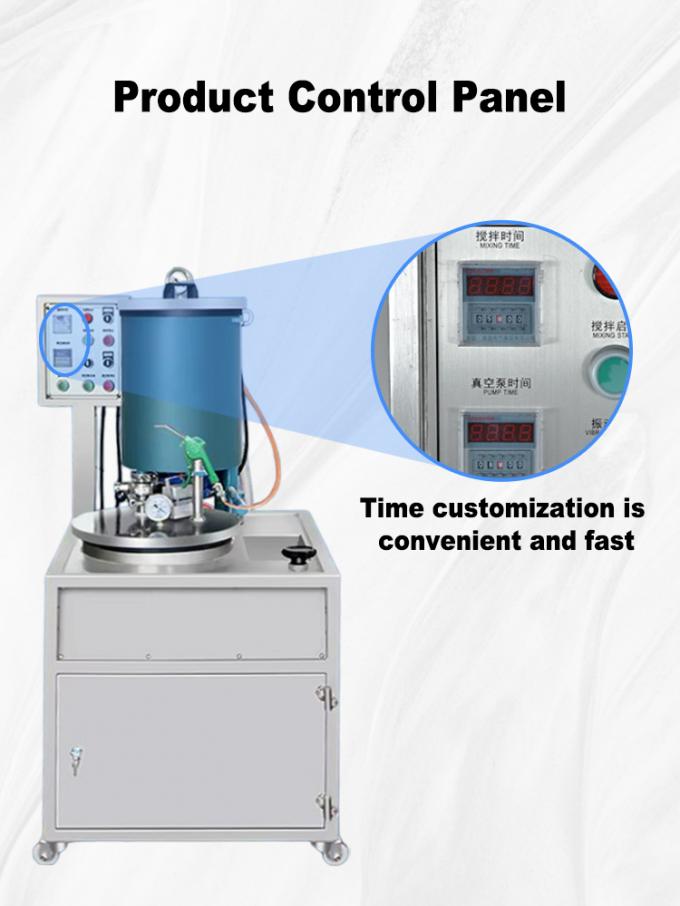 150KG Vacuum Flask Mixer – Holds 8 Flasks, 15KG Plaster Mixing