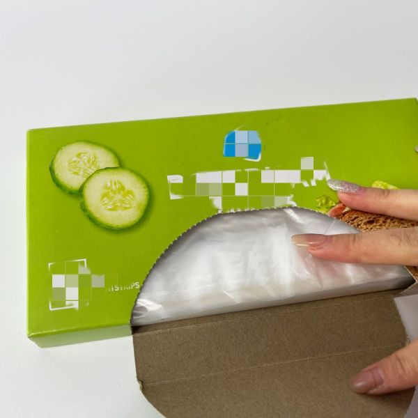 Bolsas de plástico PE biodegradables personalizadas para alimentos en rollo para protección clara y fresca