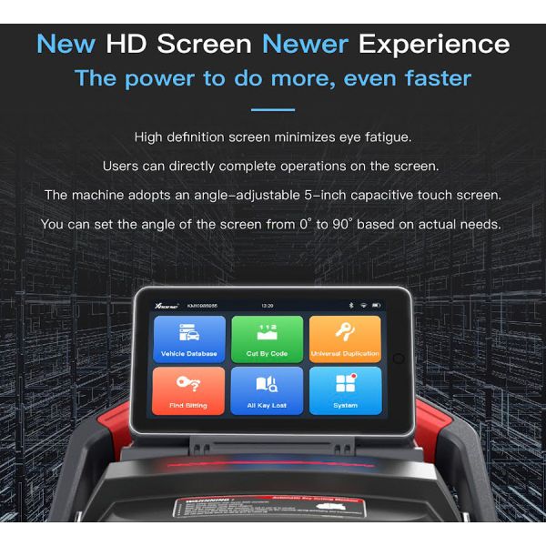 Xhorse Dolphin II XP-005L XP005L Key Cutting Machine with HD Screen & Built-in Battery