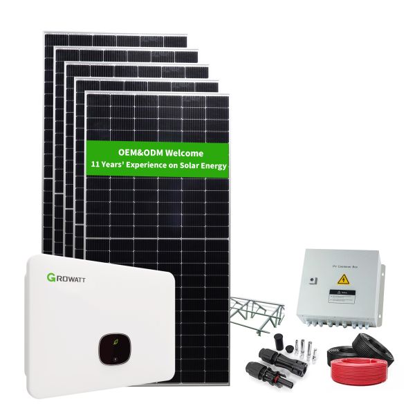 5MW on Grid Industrial Utility Scale Solar Photovoltaic System 3MW 5MW Grid Tie