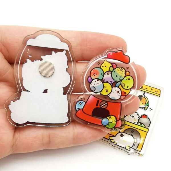 Custom Printed Acrylic Magnet Personalized Clear Acrylic Anime Fridge Magnet