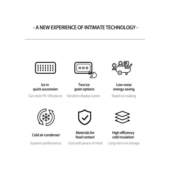 Портативные аксессуары силиконовой резины аксессуаров панели акрилового стекла создателя льда