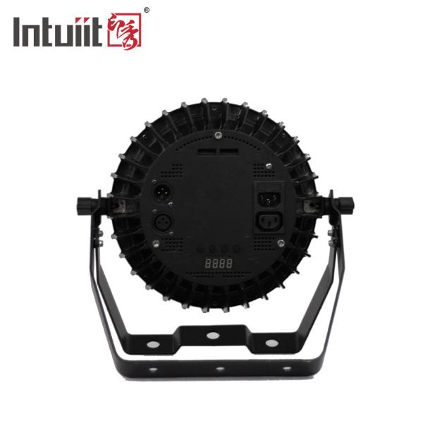 Luz de palco profissional 82W RGB 24*Tri-3W Indoor DMX512 Slim Flat Led Par Light