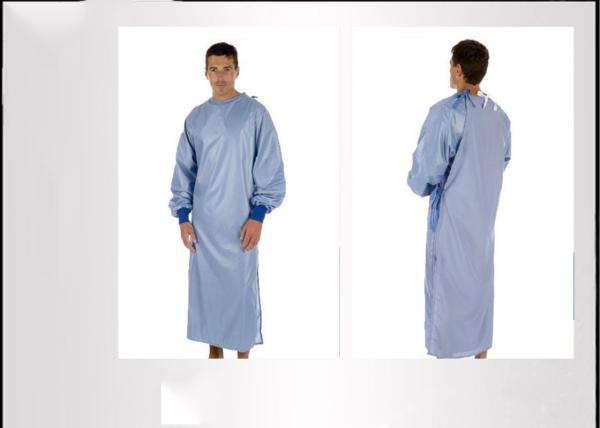 Air Permeable Disposable Surgical Gown Customized Logo For Medical / Food