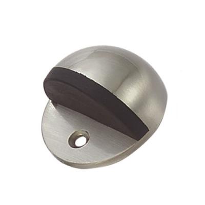 zinc alloy circle floor Door Stop Holder  Door Accessories Floor Mounted half moon door stop