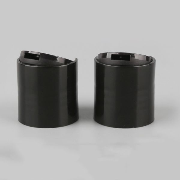 28/410 Cosmetic Bottle Caps Black Plastic Bottle Screw Caps No Leakage