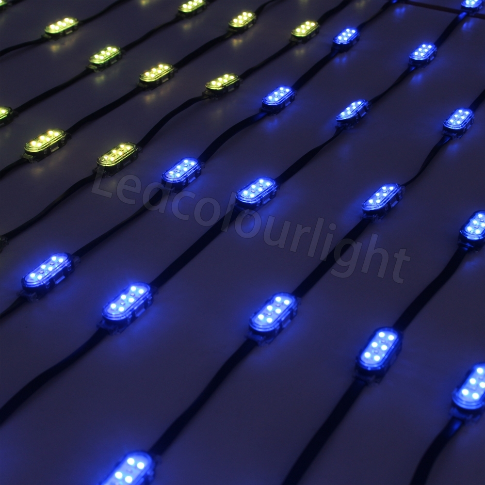 28x72mm DMX LED Point Light DC24V IP66 RGBW Pixel Lighting for Outdoor Building