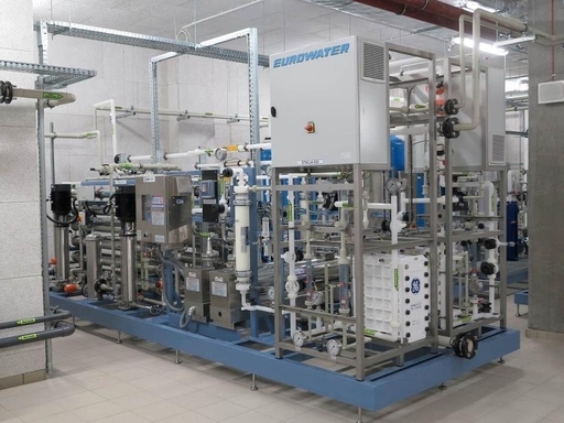 High Flow Industrial Deionized Water System for Chemical Free Operation