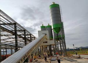 ISO9001 260KW Mini Ready Mix Concrete Plant com sistema de controlo do PLC