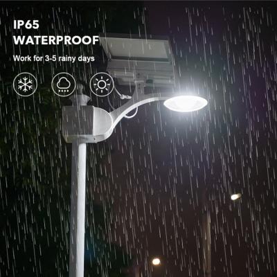 12W 18W 24W Solar Powered Street Lights Light Control Ip65 Waterproof For Garden Park