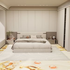 Custom Pattern 3D Visual Flooring for Commercial Spaces