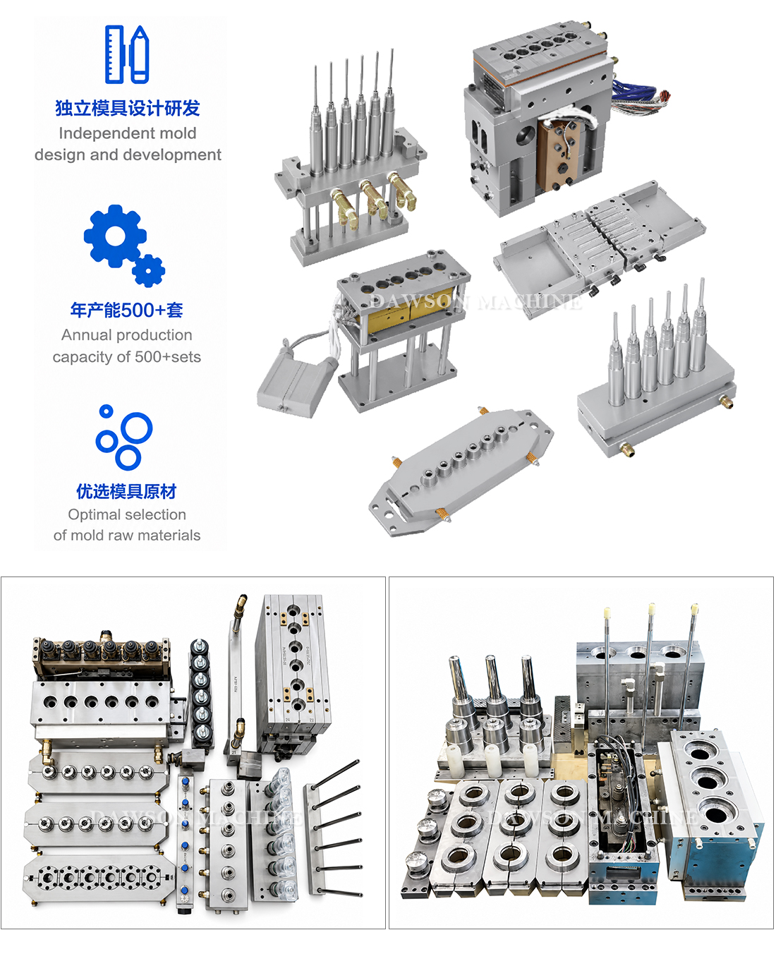 Customized Size Multi Cavity Durable PET Bottle Mold for Cosmetic and Pharmaceutical Bottles
