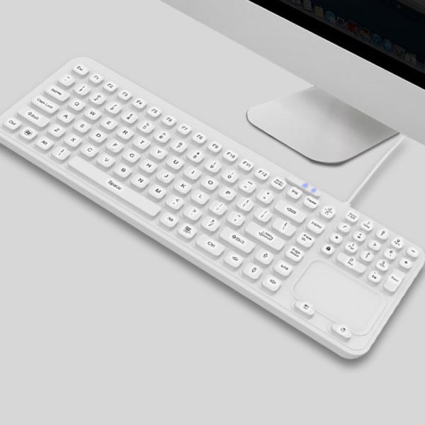 IP68 洗える医療用産業用バックライトキーボード 機能キー,Numericaキーボードとタッチパッド
