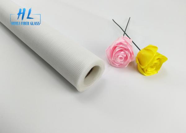 Inseto da cor branca da tela 120G da janela da fibra de vidro do Weave liso anti