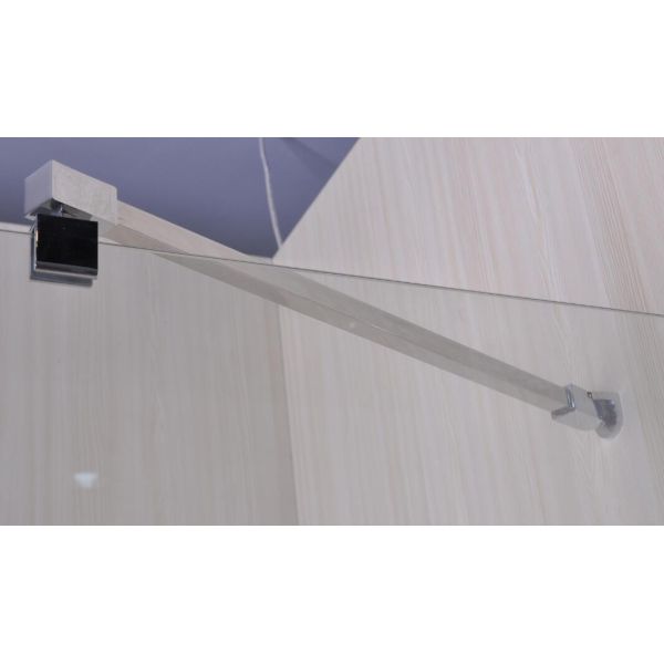 1200x800x6mm Clear Glass Shower Enclosures With Tray , Glass Bathroom Enclosures