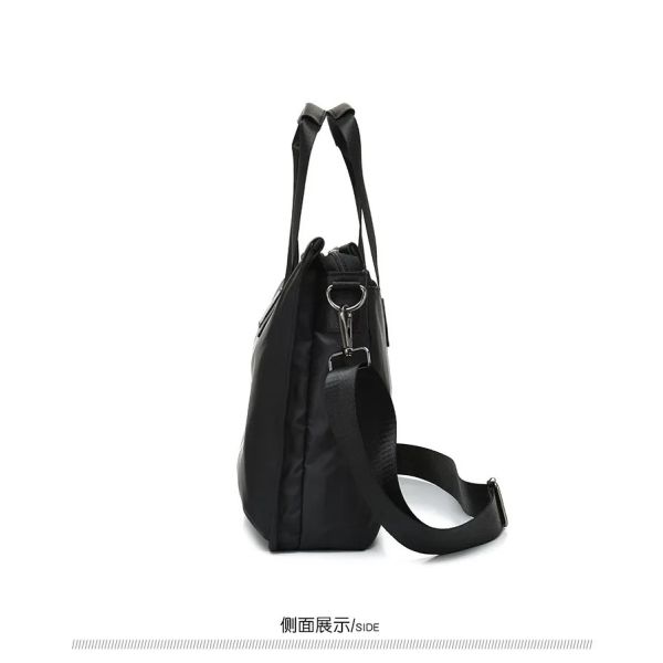 Office Best Briefcase Custom Logo For 14 / 18 / 22 Inch Hp Male Laptop Messenger Sling Bag For Men