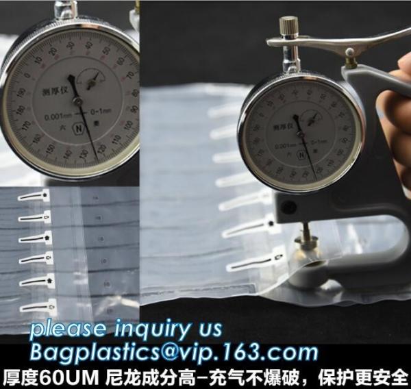 air cushion pillow bags, inflatable air filled pillow bag, shockproof recycable air pillow glass bottle bag, bagplastics