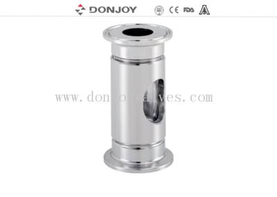 SS316L/1,4404 vidros de vista tubulares sanitários com conexão apertada 1/2” a DN10