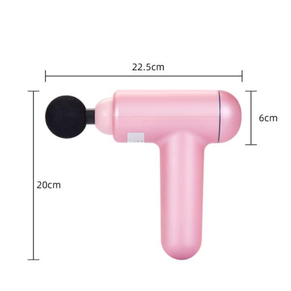 2000mAh Portable Muscle Fascia Massage Gun With 6 Speeds 4 Massage Heads