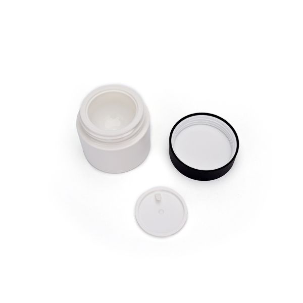 Round 30ml Cream Cosmetic Bottle , PET Skin Care Bottles Packaging