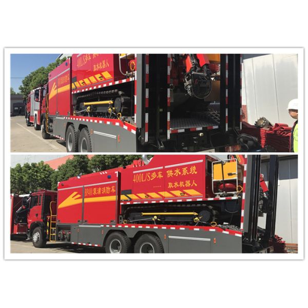 Fire Fighting Emergency Rescue Vehicle With Flood Drainage System Diesel Fuel