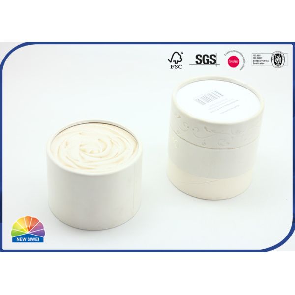 Серебряный тюбик бумаги 3 частей упаковывая горячий штемпелюя логотип для установленного порошка яркого блеска макияжа