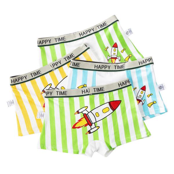 XXL 4xl Cotton Loose Fit Boxer Shorts Cartoon Print For Primary School Boy