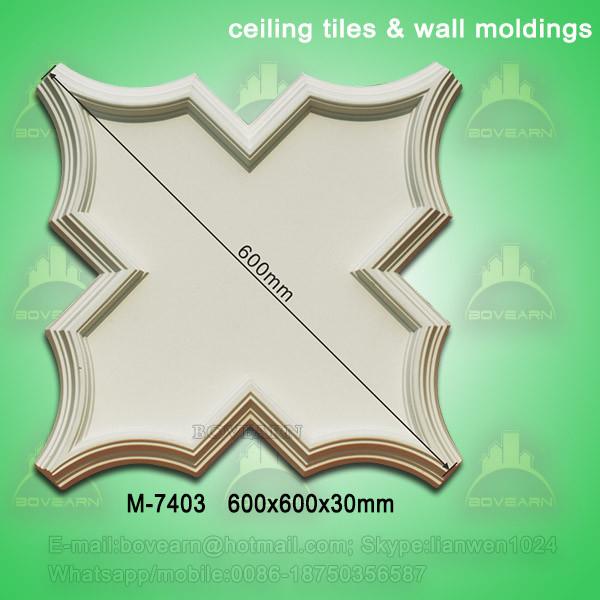 New style decorative PU ceiling tiles/wall mouldings