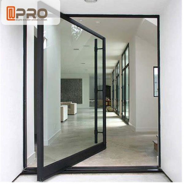 Weather Proof Aluminum Pivot Doors With Stainless Steel Locks And Handles Glass Door Pivot Hinge door pivot hinge