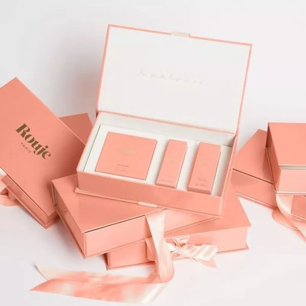 Custom Printed Perfume Box Packaging Matt Lamination Varnishing