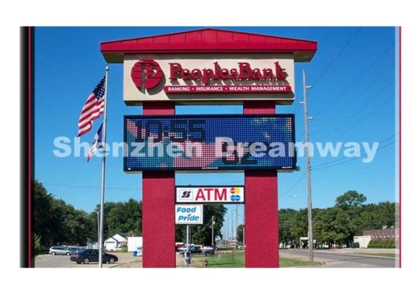 OPTO / SILAN P16 Outdoor LED Signs Advertising with 8500 CD High Brightness